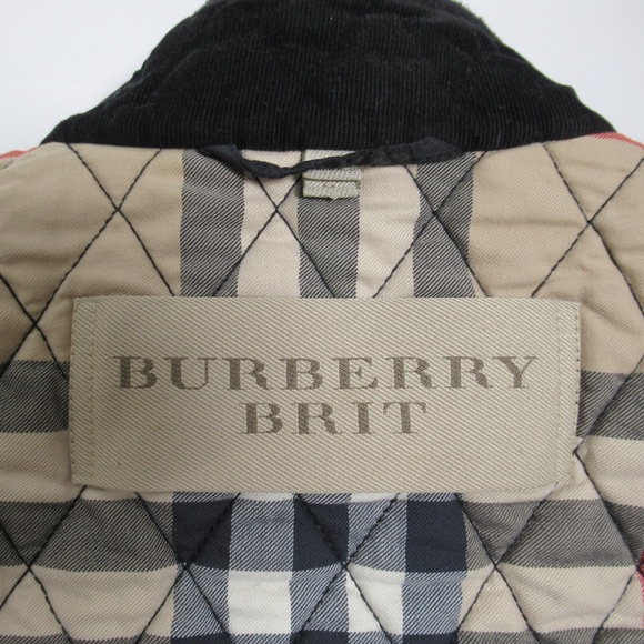 Burberry Brit Men's Diamond Quilted Vest Black Size M - Picture 8 of 12